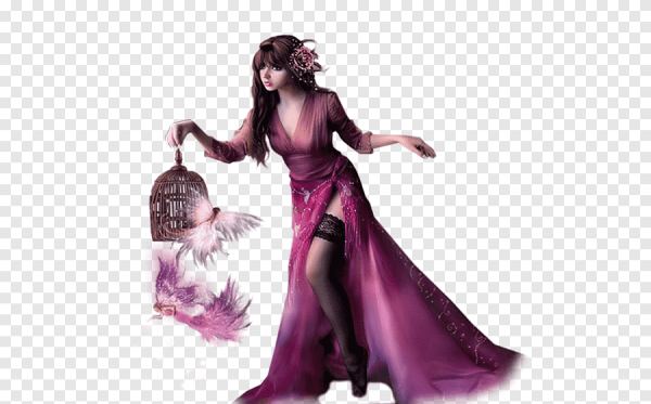 Девушка фэнтези клипарт