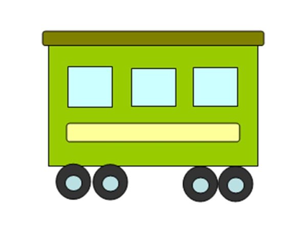 Вагончики для рисования