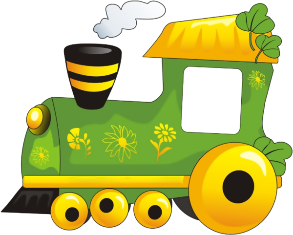 Паровозик с вагончиками