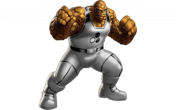 Герои Марвел на белом фоне