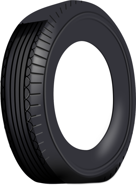 Покрышка на прозрачном фоне