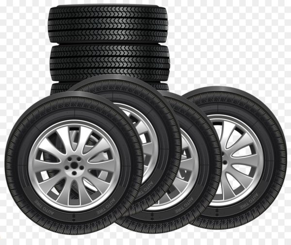 Автомобильная шина прозрачный фон
