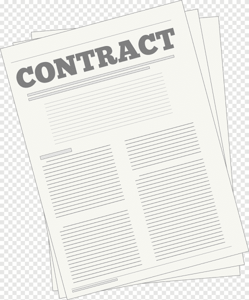 Договор на прозрачном фоне