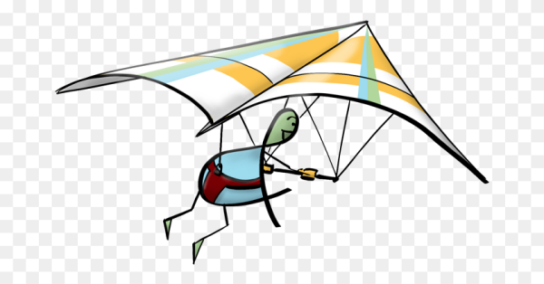 Дельтаплан иллюстрация