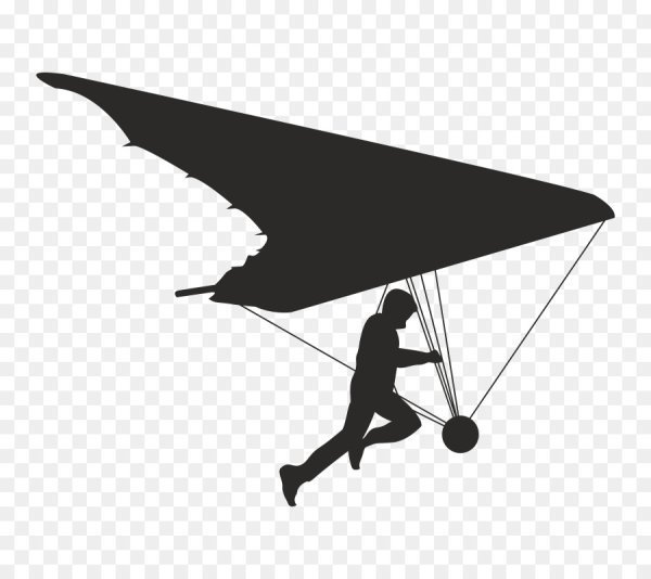 Дельтаплан силуэт