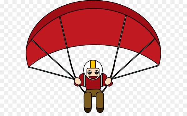 Стикер дельтаплан