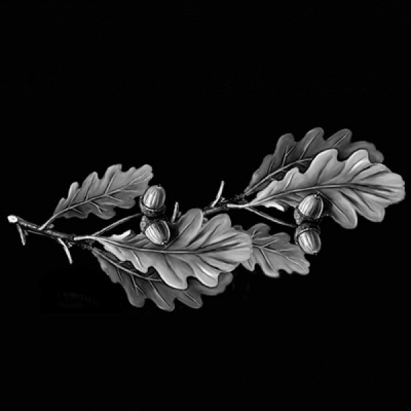 Дубовые листья для гравировки