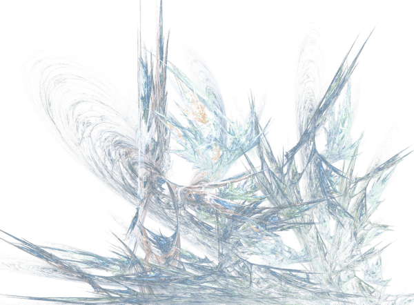 Морозные узоры на прозрачном фоне