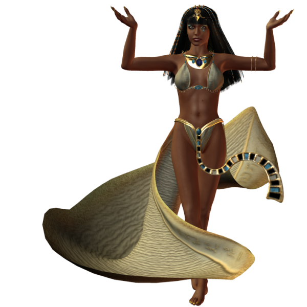 Египтянин на прозрачном фоне