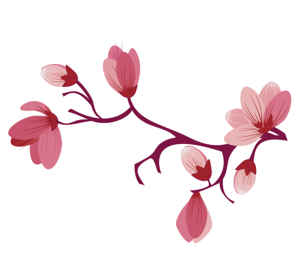 Цветы веточки