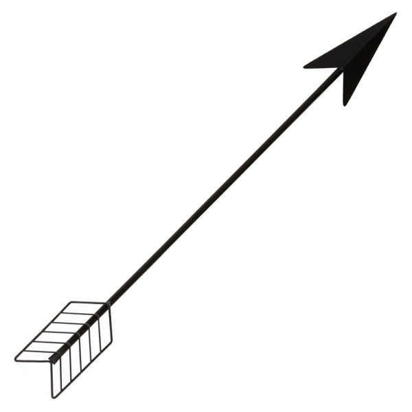 Стрела на белом фоне