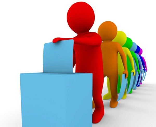 Человечки голосуют