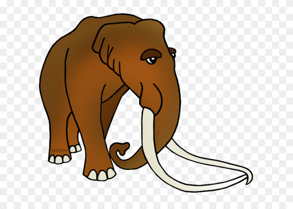 Мамонт с боку