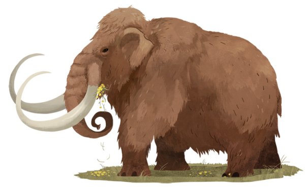 Мультяшные мамонты