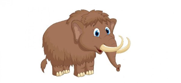 Буква м мамонт