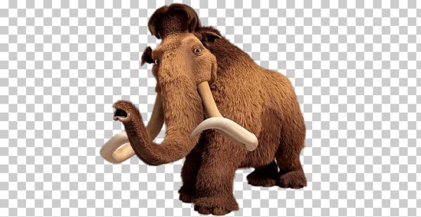 Мамонт вид спереди