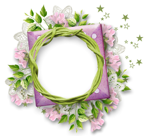 Рамка вырез круглая