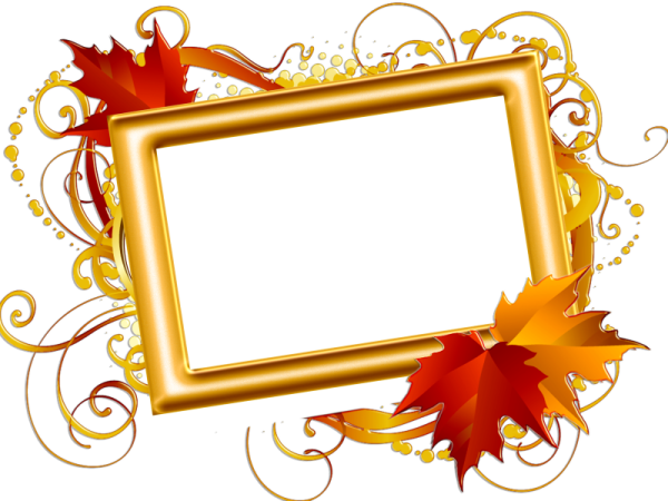 Рамки вырезы осень