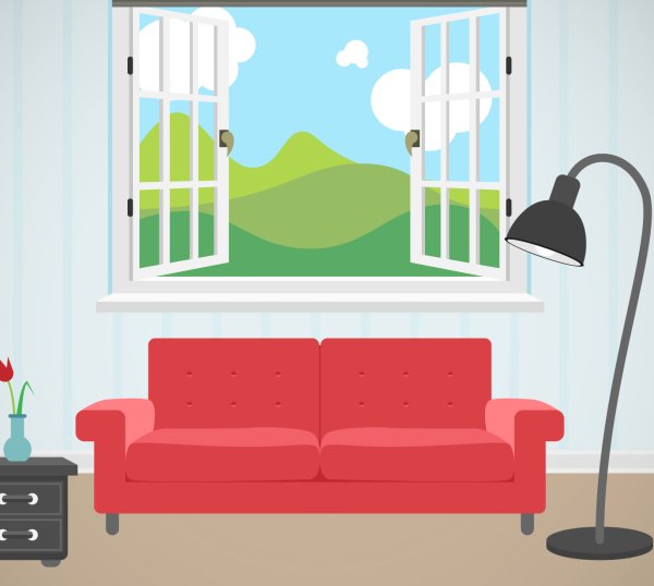 Мультяшная комната