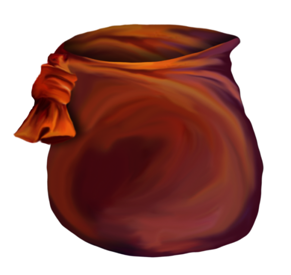 Мешок на прозрачном фоне