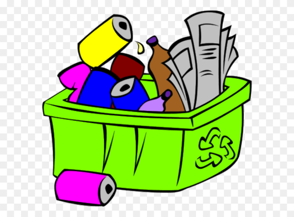 Веселый мусорный бак для детей