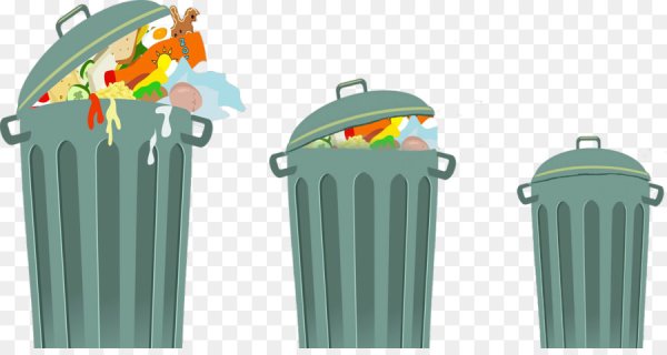 Утилизация отходов на белом фоне