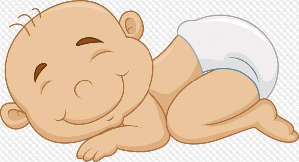 Новорожденный мультяшный