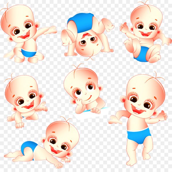 Младенец мультяшный