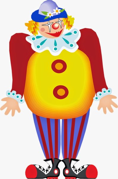 Клоуны мультяшные