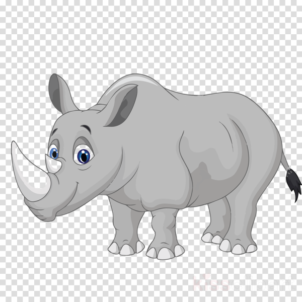 Носорог рисунок