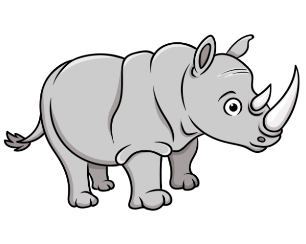 Носороги мультяшные