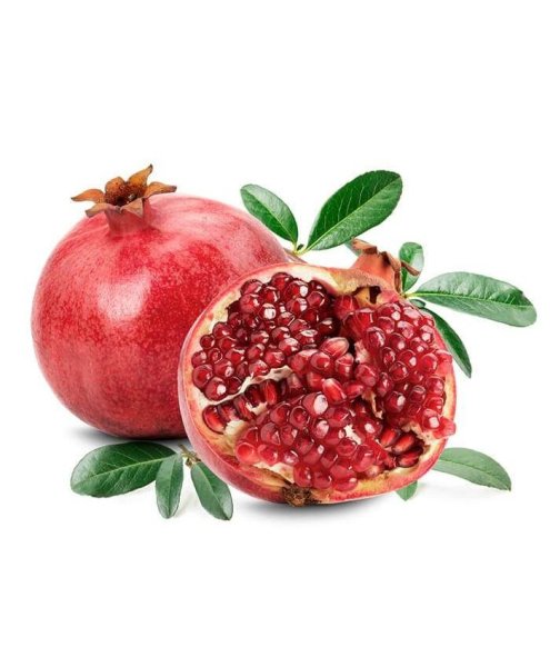 Гранат на белом фоне