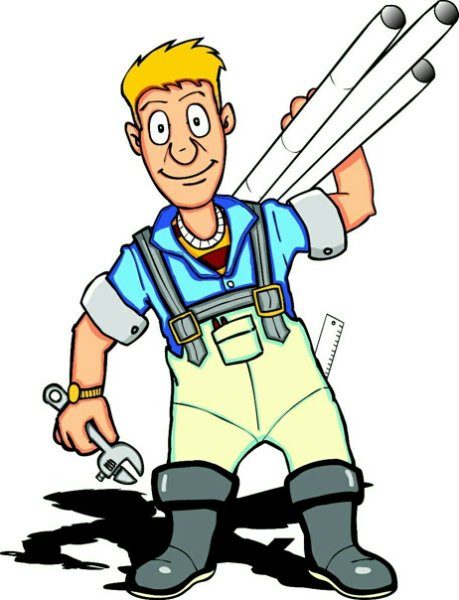 Сантехник иллюстрация