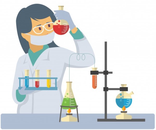 Человечек в лаборатории