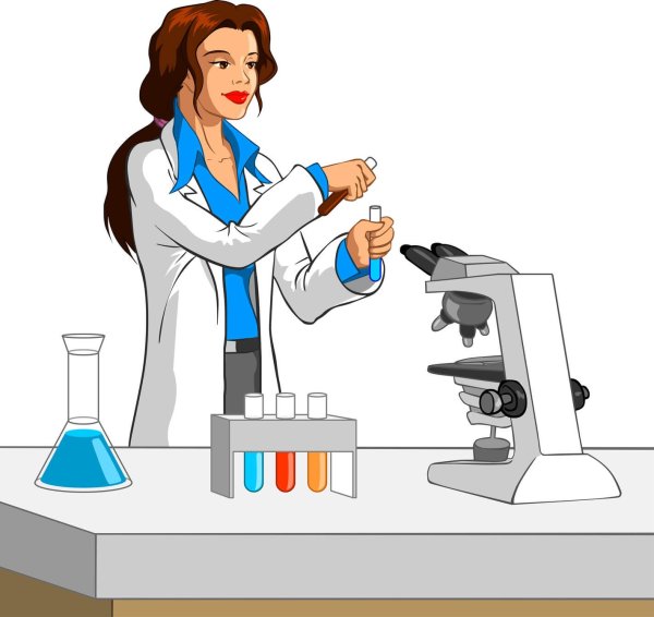 Лаборант мультяшный