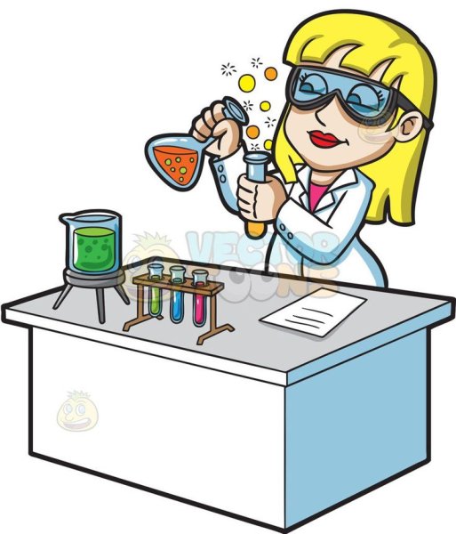 Рисунок Химик в лаборатории