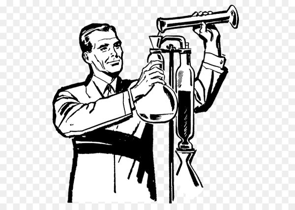 Химик нарисованный