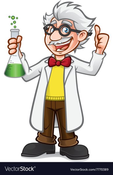 Ученый мультяшный