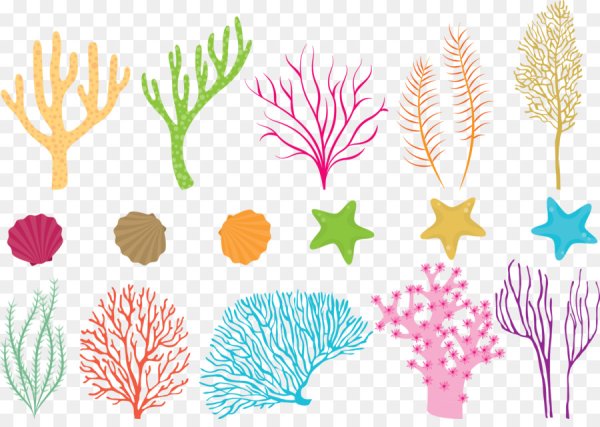 Стилизованные кораллы