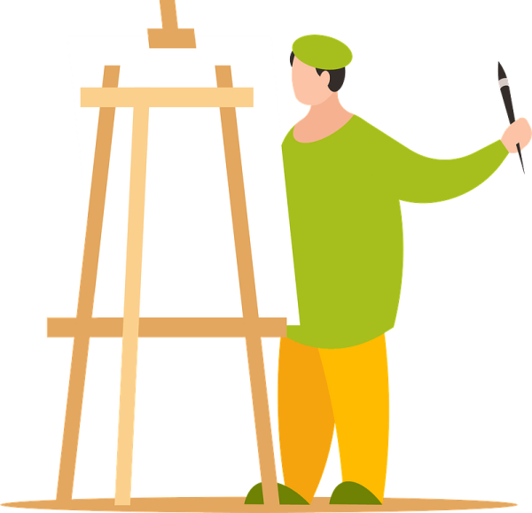 Художник рисунок без фона