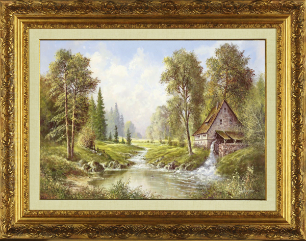 Картина пейзаж в раме