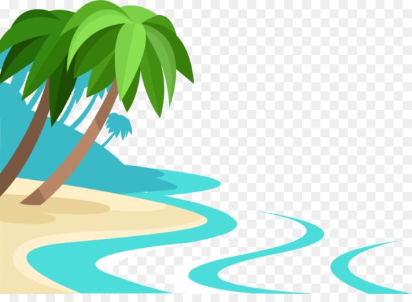 Песчаный пляж векторные