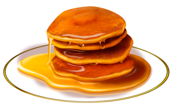 Блинчики на прозрачном фоне