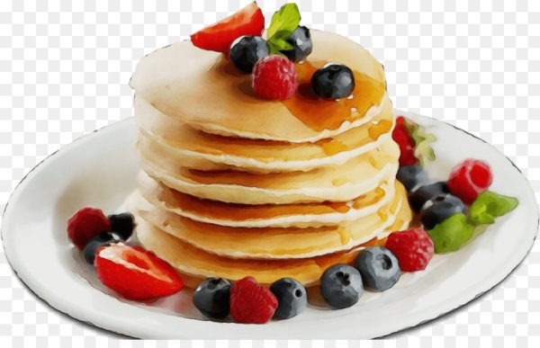 Блины на белом фоне