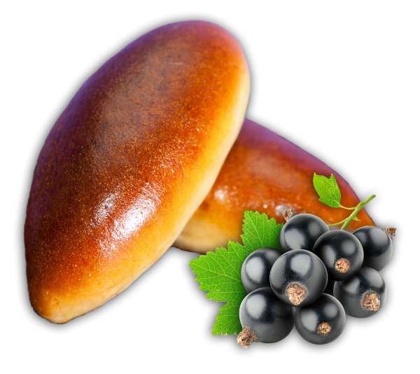 Пирожки на белом фоне