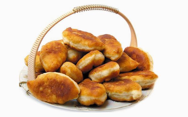 Пирожки на подносе