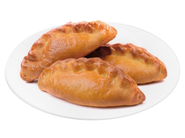 Пирожки на белом фоне