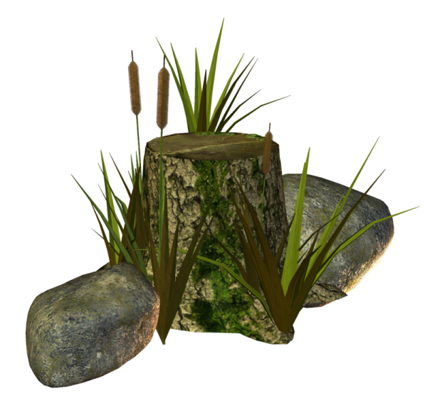 Камень на прозрачном фоне