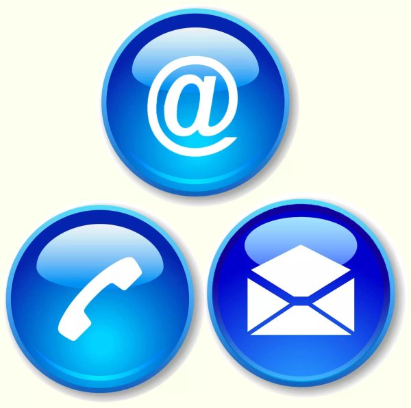 Иконки контактных данных