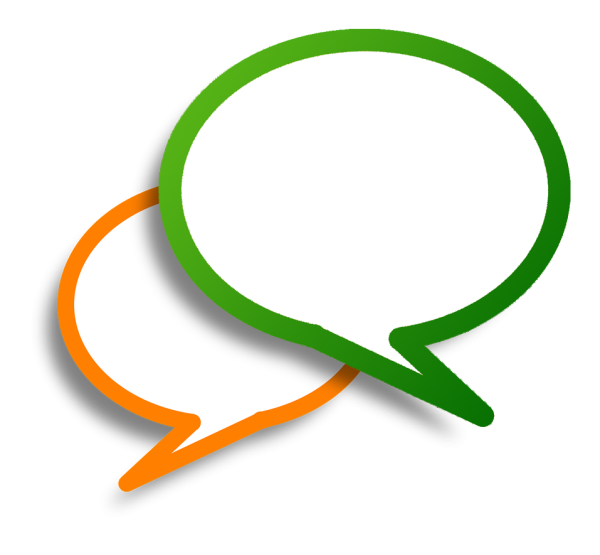 Значок диалога без фона